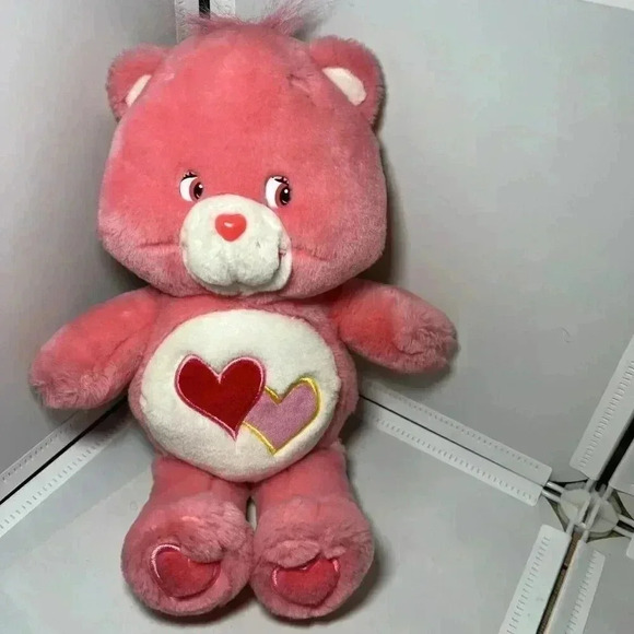 Care Bears Other - Care Bear Love-a-Lot Plush Talking Pink 13" 2005